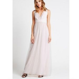 BCBGENERATIONS Pink Tulle Gown Dress